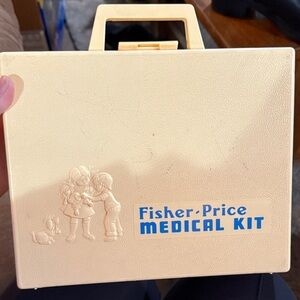 Vintage 1977Fisher-Price Play Cream Medical Kit
